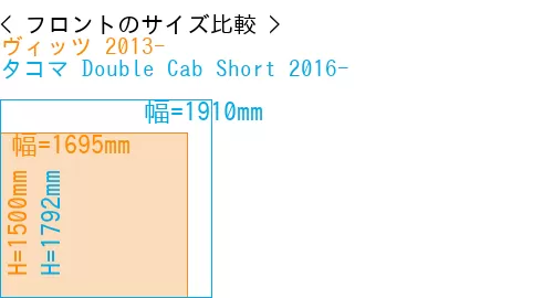 #ヴィッツ 2013- + タコマ Double Cab Short 2016-